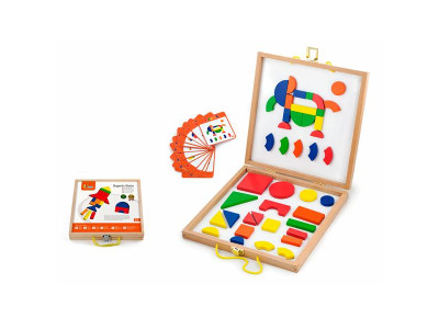 Набір магнітних блоків Viga Toys Форми і кольори (59687) Набір магнітних блоків Viga Toys Форми і кольори (59687)