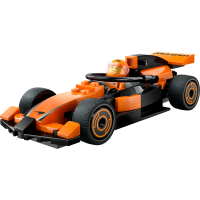 Конструктор LEGO City Пілот F1 з автомобілем для перегонів команди McLaren 86 деталей (60442)