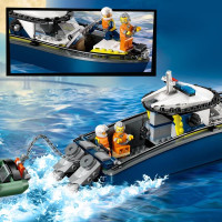 Конструктор LEGO City Переслідування на поліцейському катері 264 деталі (60456)