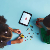 Конструктор LEGO City Піца-авто проти пожежної машини набір для перегонів 70 деталей (60458) Конструктор LEGO City Піца-авто проти пожежної машини набір для перегонів 70 деталей (60458)