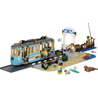 Конструктор LEGO® City Класичний трамвай до пляжу - Іграшки-потяги, 693 деталі (60506)