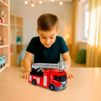 Автомодель серії "Big Truck" – ПОЖЕЖНА МАШИНА SCANIA (світло, звук, функ. води)