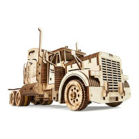 Дерев'яний механічний 3D конструктор Ugears Тягач VM-03 (70056)