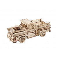 Дерев'яний механічний 3D конструктор Ugears Пікап Лісоруб (70171)