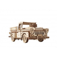 Дерев'яний механічний 3D конструктор Ugears Пікап Лісоруб (70171)