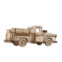 Дерев'яний механічний 3D конструктор Ugears Пікап Лісоруб (70171)