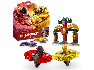 Конструктор LEGO NINJAGO Бойовий набір дракона Спін-джитсу 186 деталей (71826)