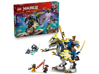Конструктор LEGO NINJAGO Розбійник Робот-вершник на драконі 584 деталі (71843)