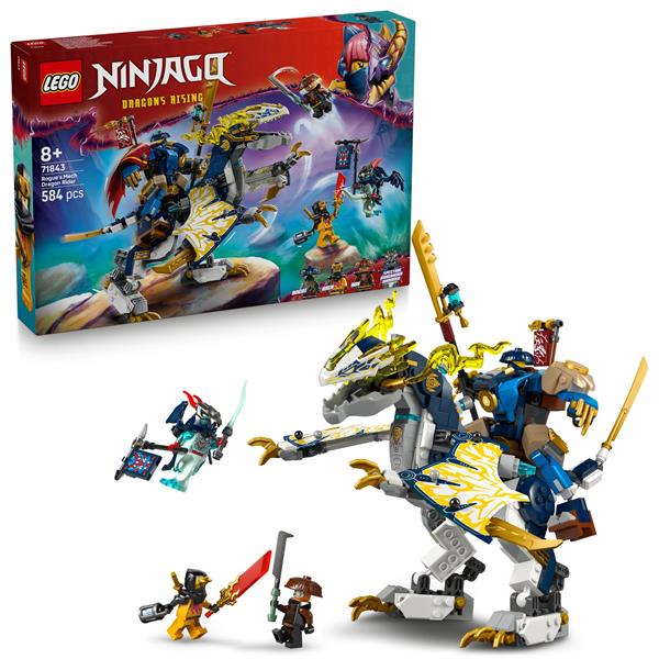 Конструктор LEGO NINJAGO Розбійник Робот-вершник на драконі 584 деталі (71843) Конструктор LEGO NINJAGO Розбійник Робот-вершник на драконі 584 деталі (71843)