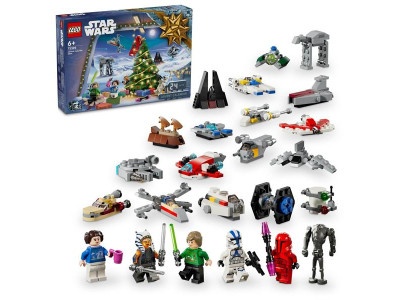 Різдвяний адвент-календар 2024 LEGO Star Wars 368 деталей (75395) Різдвяний адвент-календар 2024 LEGO Star Wars 368 деталей (75395)