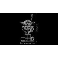 Конструктор LEGO® Star Wars™ Погруддя Йоди Колекційний набір (75438)