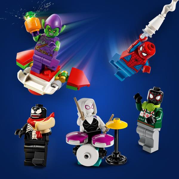 Новорічний адвент-календар 2024 LEGO Marvel Людина-павук 246 деталей (76293)