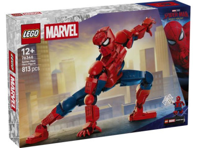 Конструктор LEGO® Marvel Фігурка супергероя Людини-Павука, колекційний елемент, 813 деталей (76346)