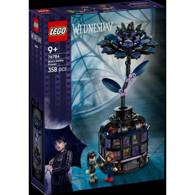 Конструктор LEGO Wednesday Квітка чорної жоржини 358 деталей (76784)