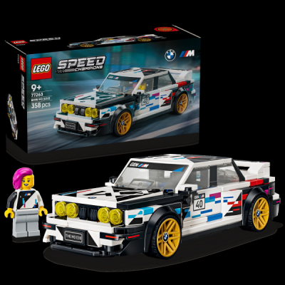 Конструктор LEGO® Speed Champions BMW M3 (E30) Набір із іграшковою машиною (77263)