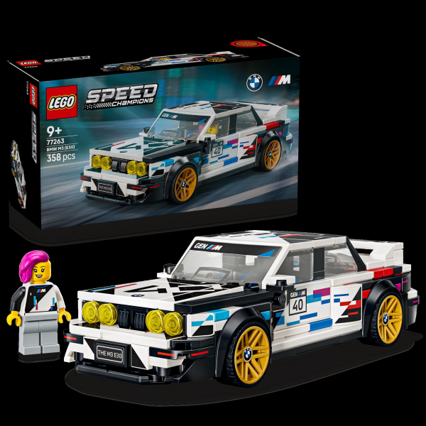 Конструктор LEGO® Speed Champions BMW M3 (E30) Набір із іграшковою машиною (77263)