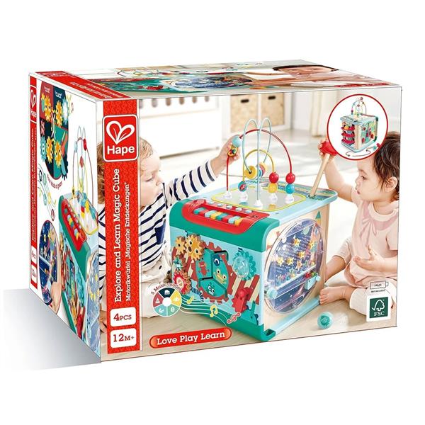 Музичний бізікуб Hape Досліджуй і вивчай (E1073)