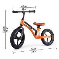 Біговел Hape Нове дослідження двоколісний 12" помаранчевий (E1081)