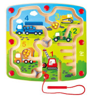 Магнітний лабіринт Hape Будівельний транспорт (E1713) Магнітний лабіринт Hape Будівельний транспорт (E1713)