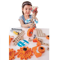 Конструктор Hape Junior Inventor з підсвіткою 57 деталей (E3032)