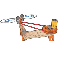 Конструктор Hape Junior Inventor з підсвіткою 57 деталей (E3032)