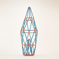 Конструктор Hape Flexistix Вежі 132 деталі бамбуковий (E5566)