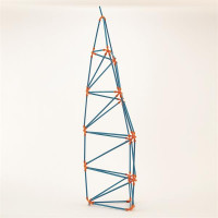 Конструктор Hape Flexistix Вежі 132 деталі бамбуковий (E5566)