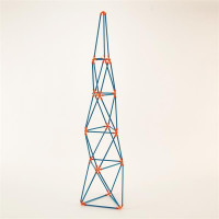 Конструктор Hape Flexistix Вежі 132 деталі бамбуковий (E5566)