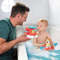 Іграшки для ванної Toomies Човен і гелікоптер (E73307) Іграшки для ванної Toomies Човен і гелікоптер (E73307)