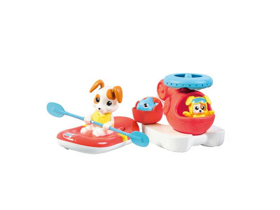 Іграшки для ванної Toomies Човен і гелікоптер (E73307) Іграшки для ванної Toomies Човен і гелікоптер (E73307)