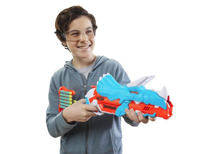 Бластер Nerf DinoSquad Тricera-Blast 12 патронів (F0803)