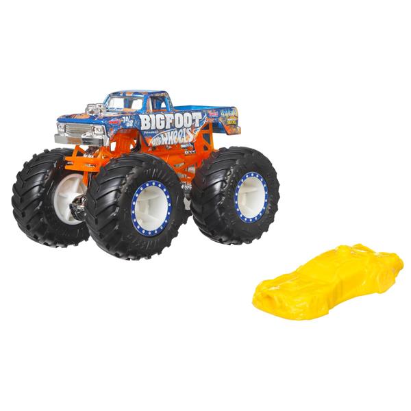 Машинка-позашляховик Hot Wheels Monster Trucks Bigfoot 1:64 (FYJ44-HNW26) Машинка-позашляховик Hot Wheels Monster Trucks Bigfoot 1:64 (FYJ44-HNW26)