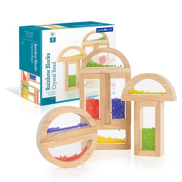 Кубики Guidecraft Block Play Намистини, 14 см, 8 шт. (G3012) Кубики Guidecraft Block Play Намистини, 14 см, 8 шт. (G3012)