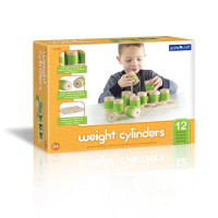 Тактильна гра Guidecraft Manipulatives Вагові циліндри (G5085)