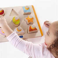 Рамка-вкладиш Guidecraft Manipulatives Форми з ручками (G6742) Рамка-вкладиш Guidecraft Manipulatives Форми з ручками (G6742)