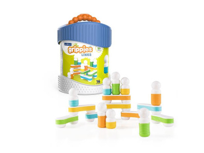 Магнітний конструктор Guidecraft Grippies Links, 16 деталей (G8317) Магнітний конструктор Guidecraft Grippies Links, 16 деталей (G8317)