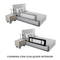 Захисний бортик для ліжка Kinderkraft Guard and Dream Grey (KAGUDR00BLK0000) Захисний бортик для ліжка Kinderkraft Guard and Dream Grey (KAGUDR00BLK0000)