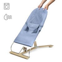 Шезлонг-гойдалка Kinderkraft Mimi блакитно-сірий (KBMIMI00GRY0000) Шезлонг-гойдалка Kinderkraft Mimi блакитно-сірий (KBMIMI00GRY0000)