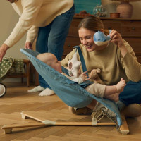 Шезлонг-гойдалка Kinderkraft Mimi блакитно-сірий (KBMIMI00GRY0000) Шезлонг-гойдалка Kinderkraft Mimi блакитно-сірий (KBMIMI00GRY0000)