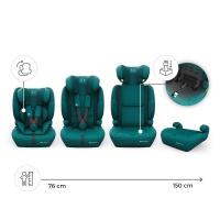 Автокрісло Kinderkraft Comfort Up 2 Plus i-Size зелений (KCCOUP02GREPL00)
