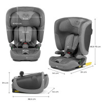 Автокрісло Kinderkraft Fix2Go i-Size Grey (KCFI2GO0GRY0000)
