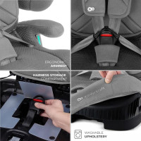 Автокрісло Kinderkraft Fix2Go i-Size Grey (KCFI2GO0GRY0000)