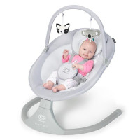 Крісло-гойдалка Kinderkraft Luli сірий (KKBLULIGRY0000) Крісло-гойдалка Kinderkraft Luli сірий (KKBLULIGRY0000)