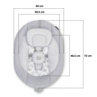 Крісло-гойдалка Kinderkraft Luli сірий (KKBLULIGRY0000) Крісло-гойдалка Kinderkraft Luli сірий (KKBLULIGRY0000)