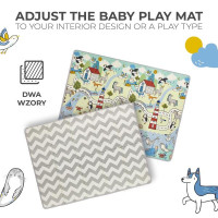 Розвивальний килимок Kinderkraft Matty 2 двусторонній (KPMATT200000000)
