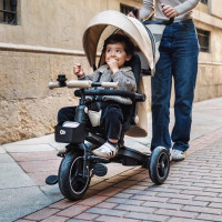 Триколісний велосипед Kinderkraft Spinstep 2 Plus Beige (KRSPST02BEGPL00) Триколісний велосипед Kinderkraft Spinstep 2 Plus Beige (KRSPST02BEGPL00)