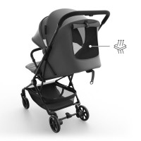 Прогулянкова коляска Kinderkraft Nebo Platinum Grey Beige (KSNEBO00GRY0000)