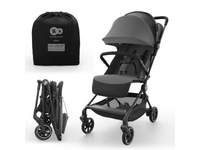Прогулянкова коляска Kinderkraft Nebo Platinum Grey Beige (KSNEBO00GRY0000)