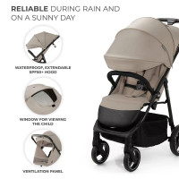 Прогулянкова коляска Kinderkraft Trig 3 Stone Beige (KSTRIG03BEG0000)