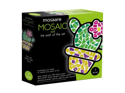 Набір для скляної мозаїки Mosaaro Кактус (MA2006) Набір для скляної мозаїки Mosaaro Кактус (MA2006)